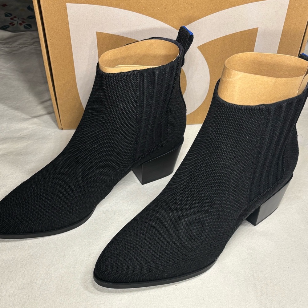 Rothy's The Western Bootie Black